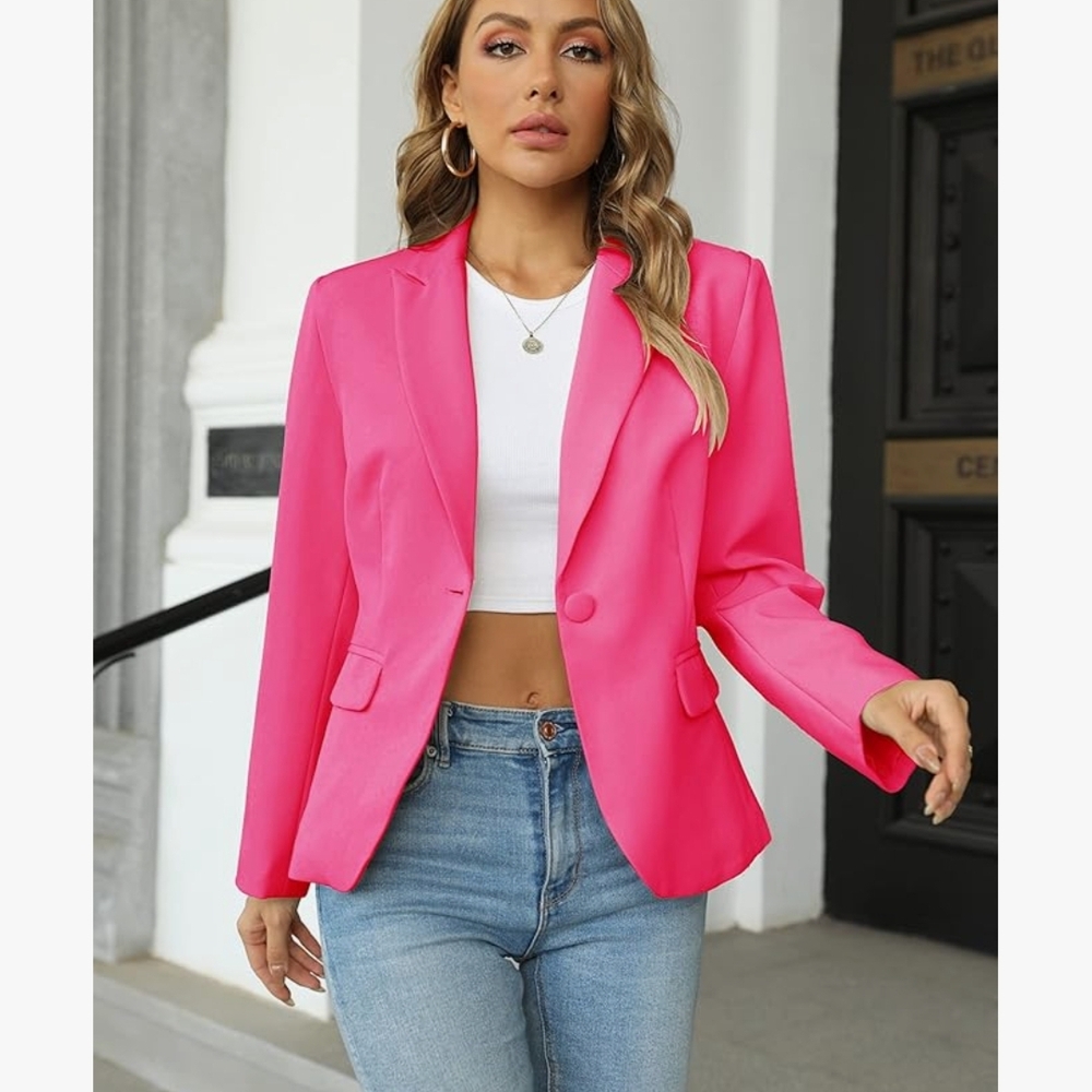 Vibrant Pink Blazer